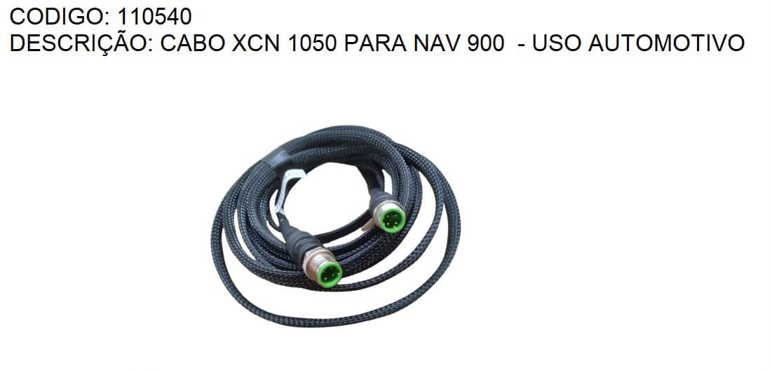 CABO XCN 1050 PARA NAV 900 - USO AUTOMOTIVO