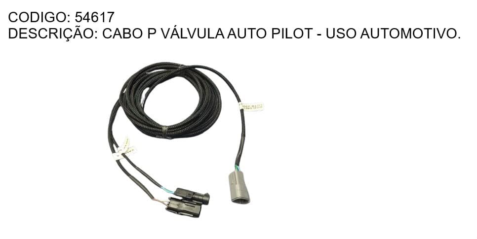 CABO P VÁLVULA AUTO PILOT - USO AUTOMOTIVO.