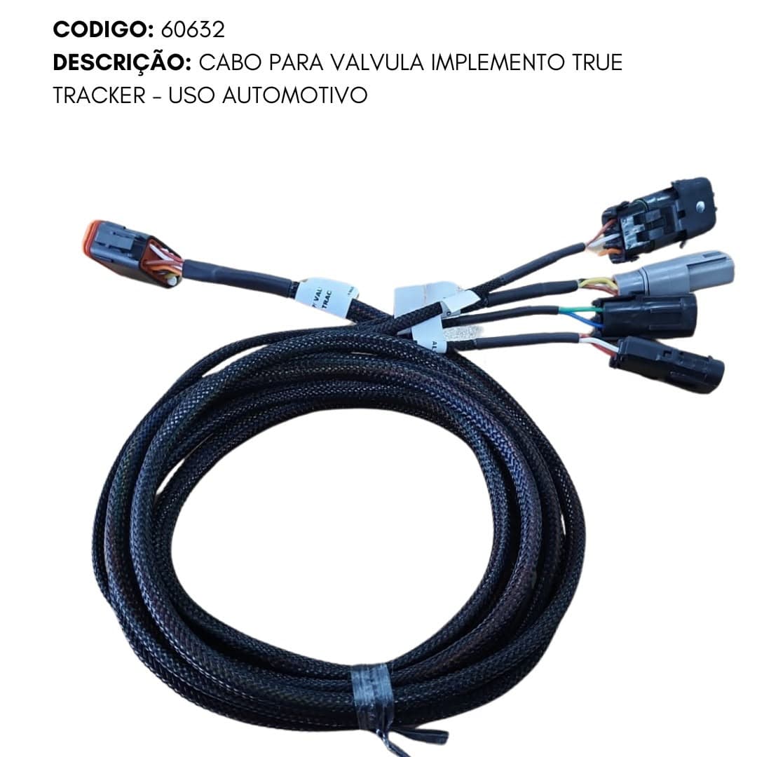 CABO PARA VALVULA IMPLEMENTO TRUE TRACKER - USO AUTOMOTIVO