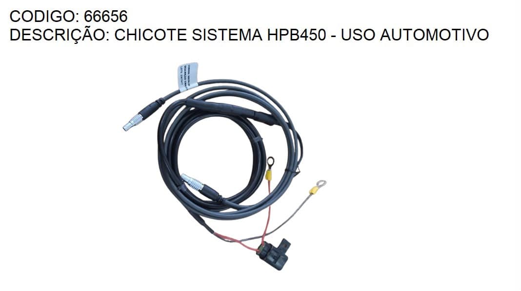 CHICOTE SISTEMA HPB450 - USO AUTOMOTIVO