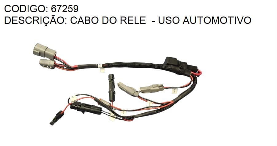CABO DO RELE - USO AUTOMOTIVO