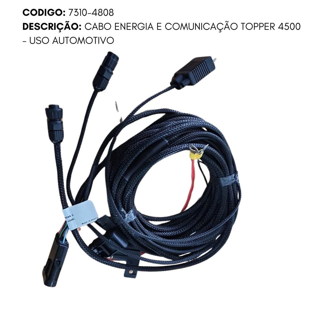 CABO ENERGIA E COMUNICAÇÃO TOPPER 4500 - USO AUTOMOTIVO