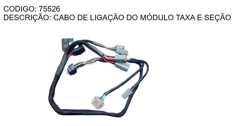 CABO DE LIGAÇÃO DO MÓDULO TAXA E SEÇÃO