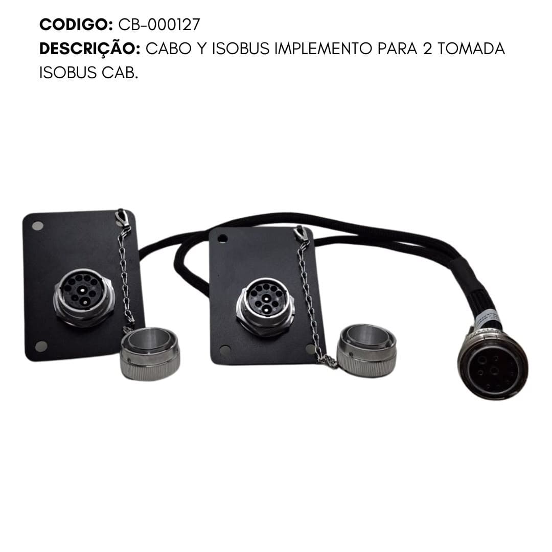 CABO Y ISOBUS IMPLEMENTO PARA 2 TOMADA ISOBUS CAB.