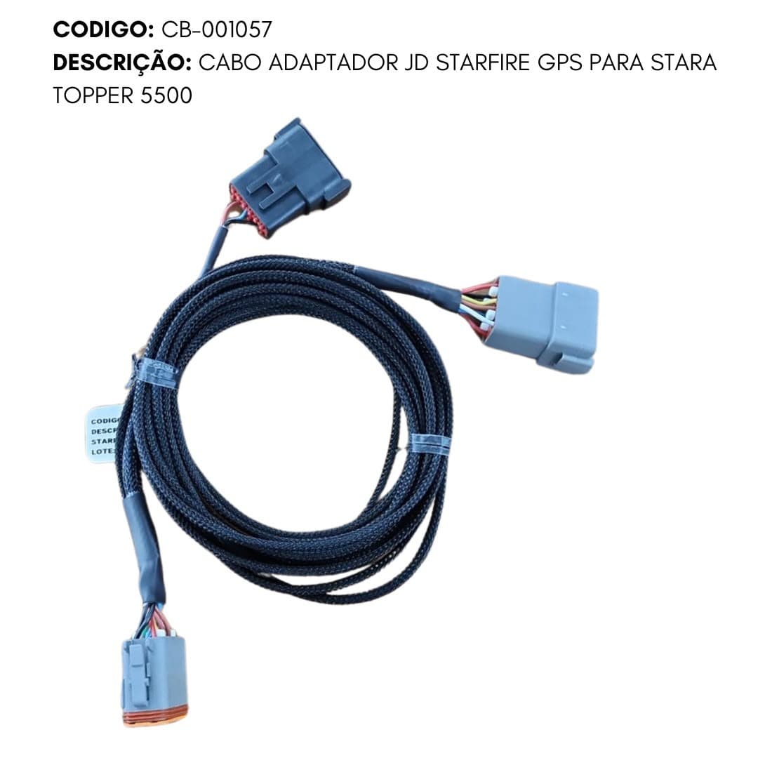 CABO ADAPTADOR JD STARFIRE GPS PARA STARA TOPPER 5500