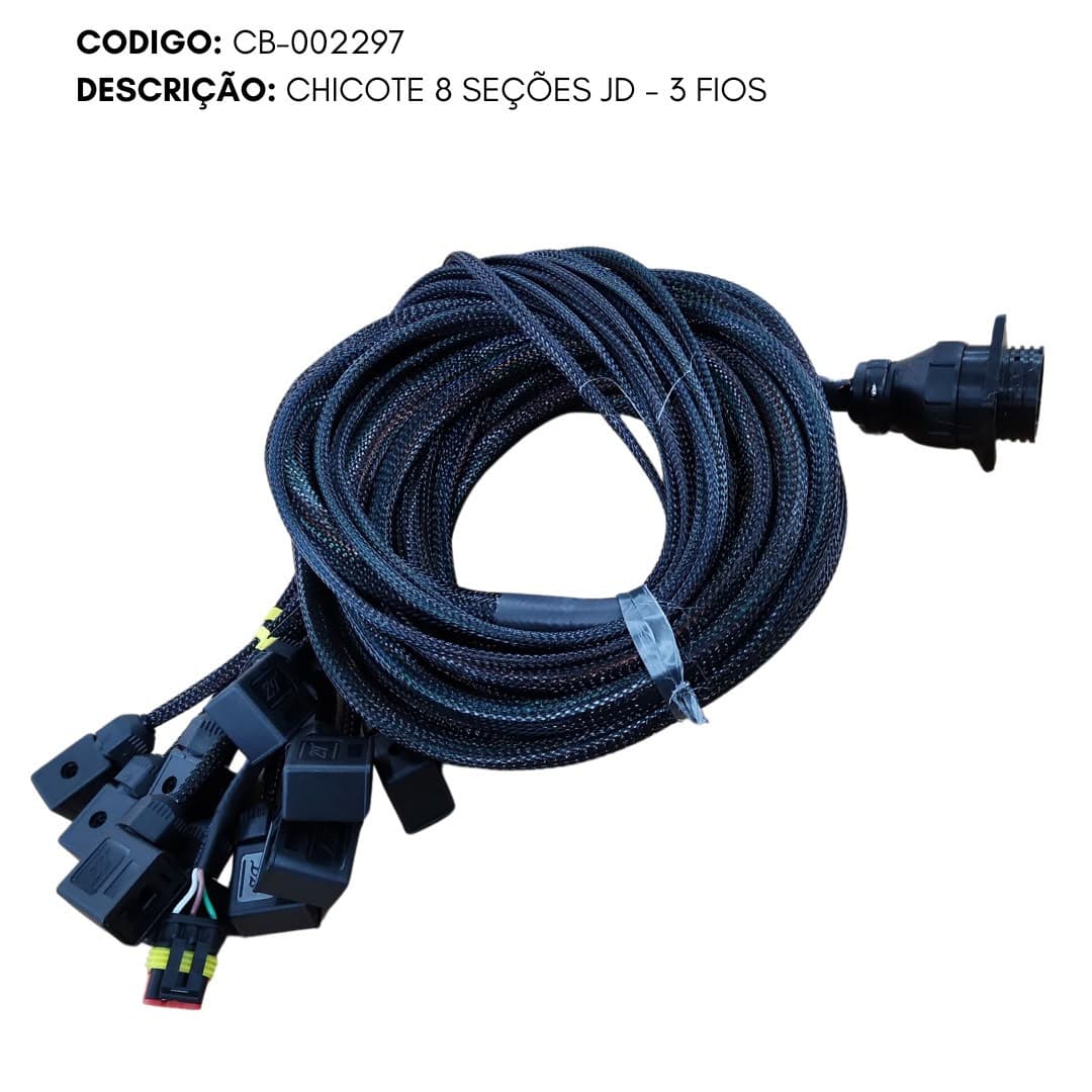 CHICOTE 8 SEÇÕES JD - 3 FIOS