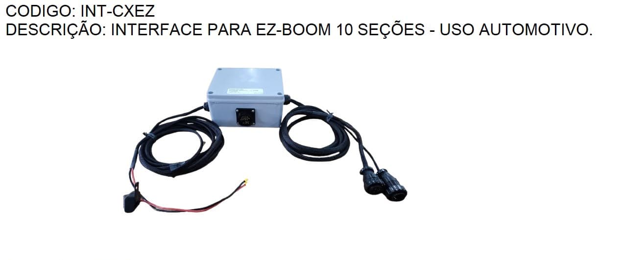 INTERFACE PARA EZ-BOOM 10 SEÇÕES - USO AUTOMOTIVO.